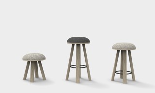 these little stool are very graphic add-on.