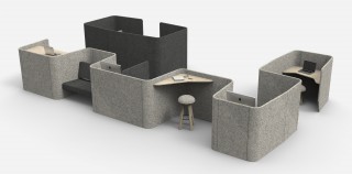 a tool for architects, companies and people living in open space offices to organize their daily work and interactions.