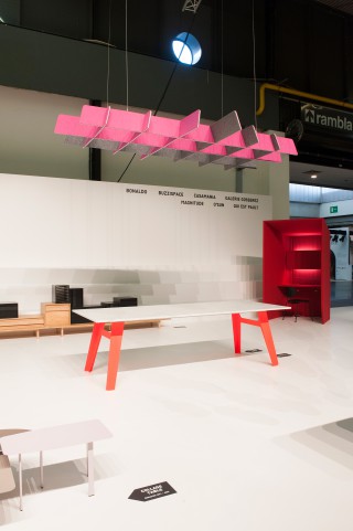as shown on the "designer of the year" stand at Interieur Kortrijk.