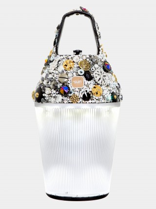 the lamp customized by fashion designer Jean-Paul Lespagnard 