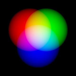 the concept of light and its multiple colors possibilities